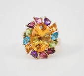 CITRINE, MULTI-COLOR TOPAZ AND