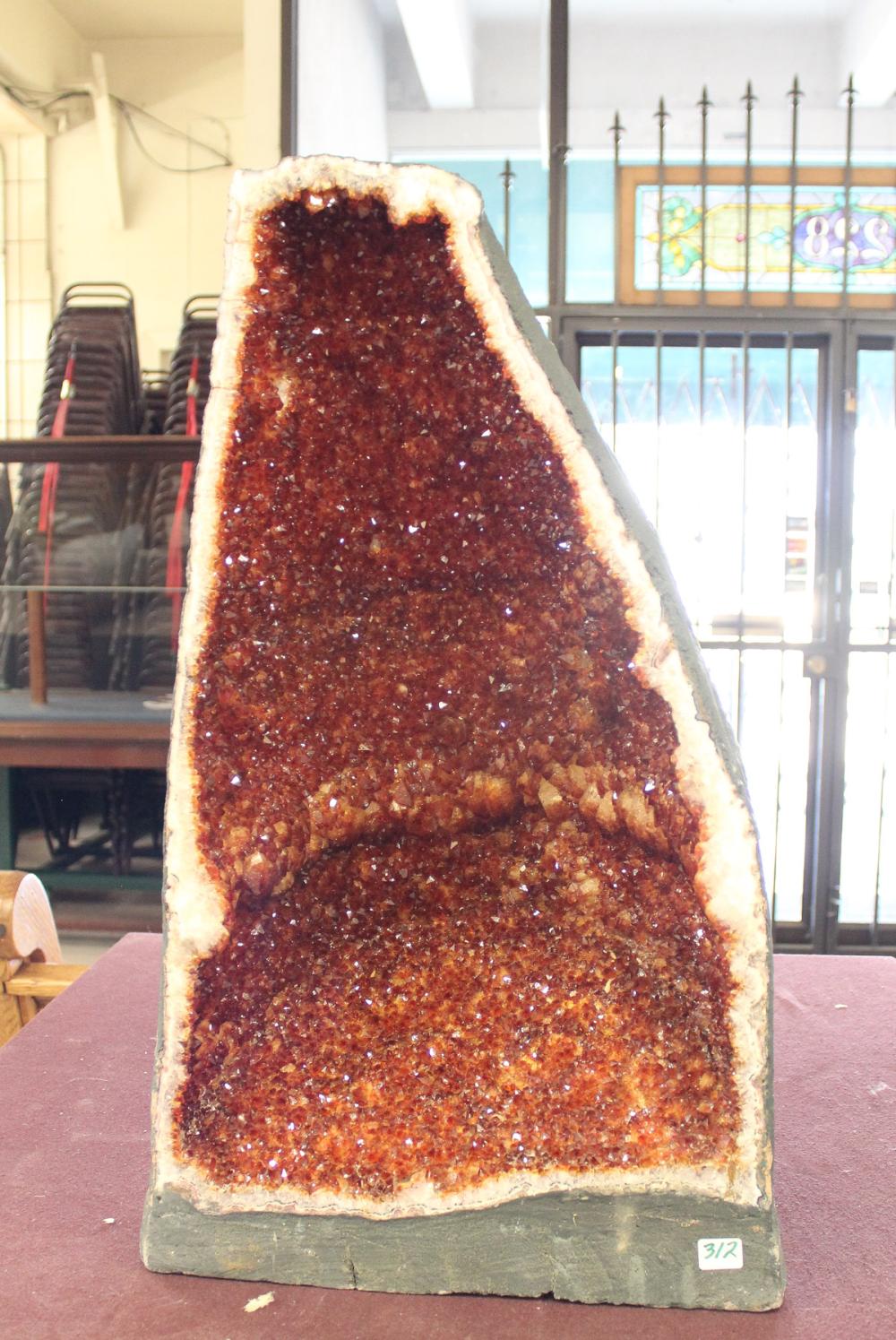 CITRINE QUARTZ CAVE GEODECITRINE