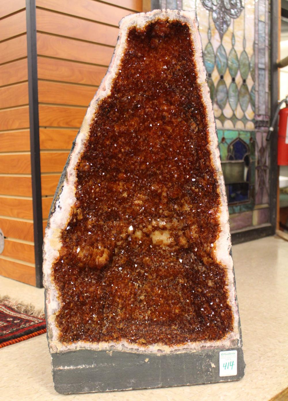 CITRINE QUARTZ CAVE GEODECITRINE