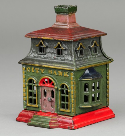 CITY BANK WITH CHIMNEY Thos. Swan