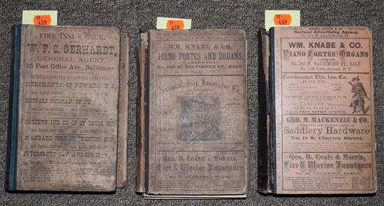 [City Directories] Three annual