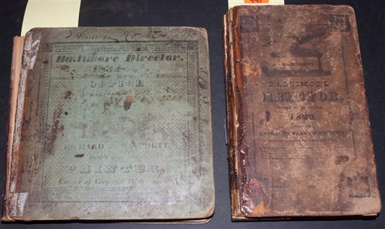 [City Directories] Two items 1)