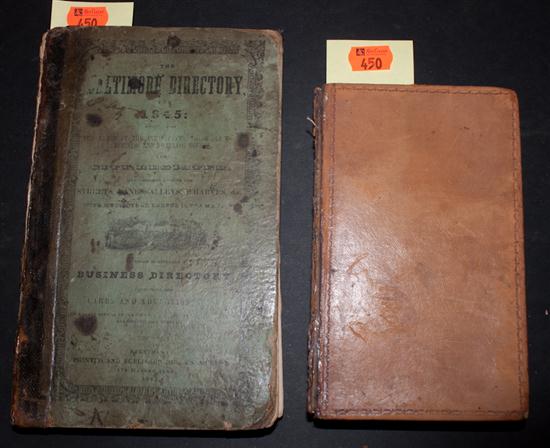 [City Directories] Two items 1)