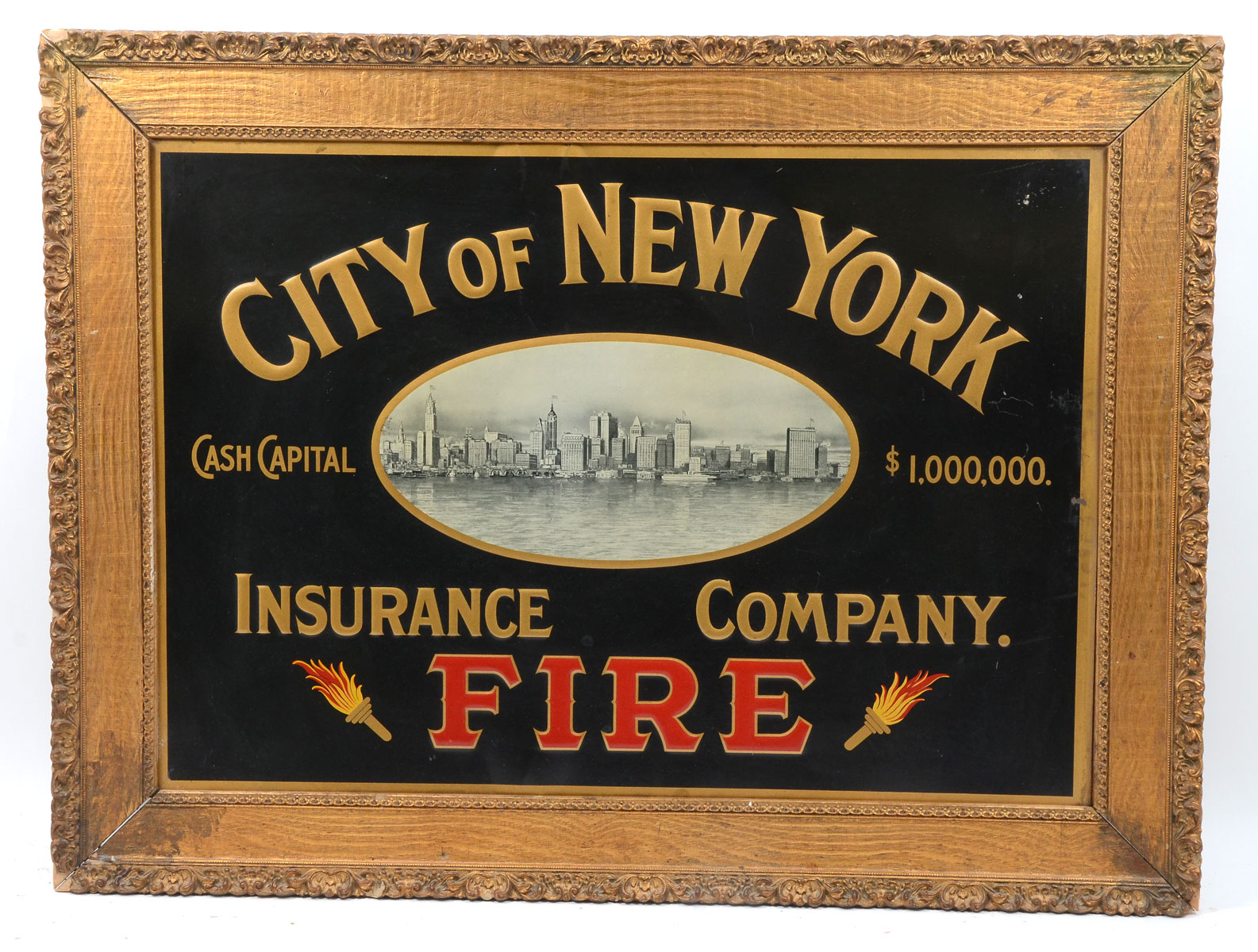 CITY OF NEW YORK FIRE INSURANCE TIN