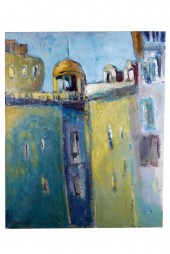 CITYSCAPEoil on canvas, signed
