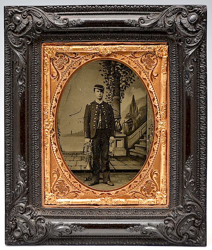 CIVIL WAR 1/4 PLATE TINTYPE,