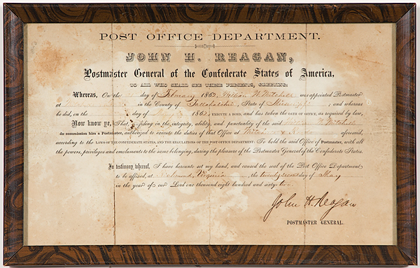 [Civil War - Autographs] CSA