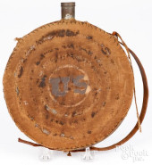 CIVIL WAR BULLS EYE CANTEEN<br