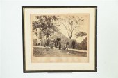 CIVIL WAR CAMP PHOTOGRAPH.  La