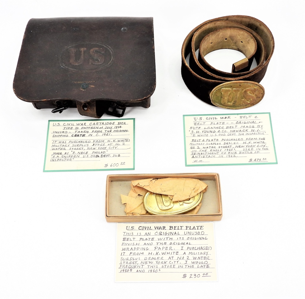 CIVIL WAR CARTRIDGE BOX, BELT,