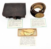 CIVIL WAR CARTRIDGE BOX, BELT,