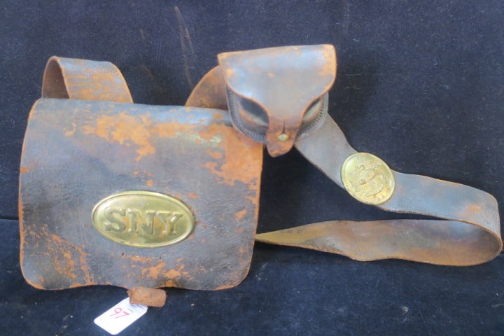 CIVIL WAR CARTRIDGE BOX ON