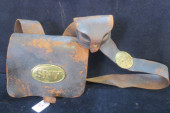 CIVIL WAR CARTRIDGE BOX ON LEA