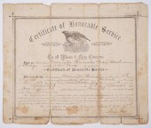 CIVIL WAR CERTIFICATE US COLOR