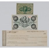 Civil War Currency & Checks In