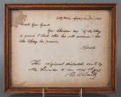 [Civil War] Early handwritten