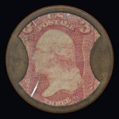 Civil War encased postage curr