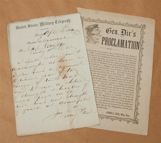 [Civil War Ephemera] Original
