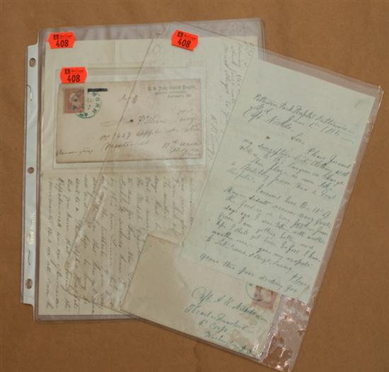 [Civil War Ephemera] Two