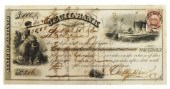 CIVIL WAR ERA $100 DEPOSIT NOT