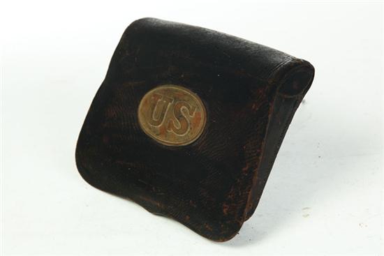 CIVIL WAR-ERA CARTRIDGE BOX. 