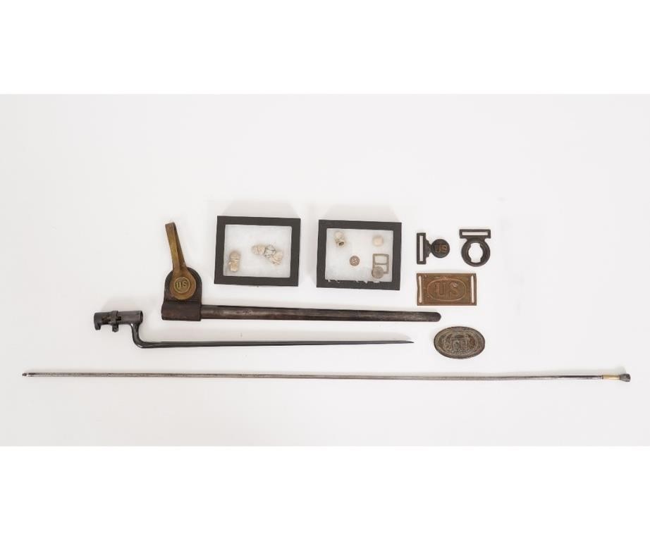 Civil War era items to include: a