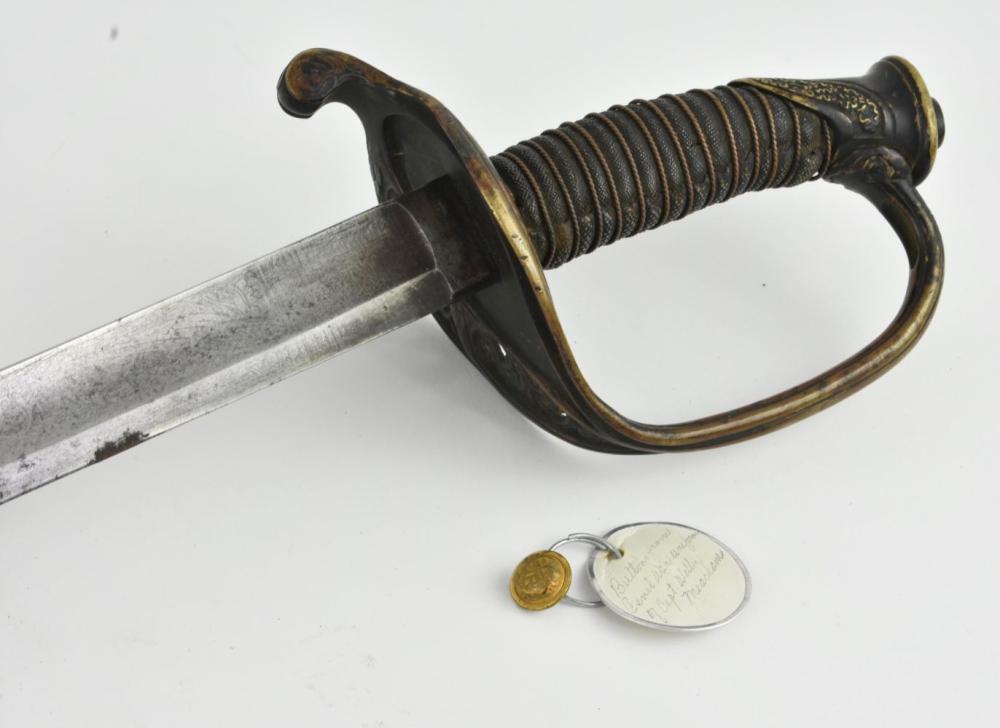 CIVIL WAR ERA OFFICERS SWORD WITH