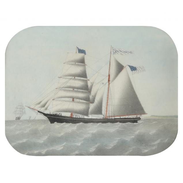 CIVIL WAR ERA WATERCOLOR OF THE