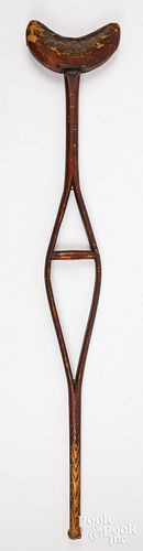 CIVIL WAR ERA WOOD CRUTCH, 19T