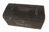 CIVIL WAR ERA WOODEN TRUNK Cap