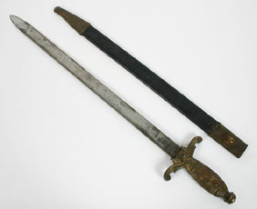 Civil War foot artillery sword. The