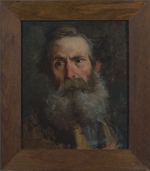 Civil War General Oil on Canvas