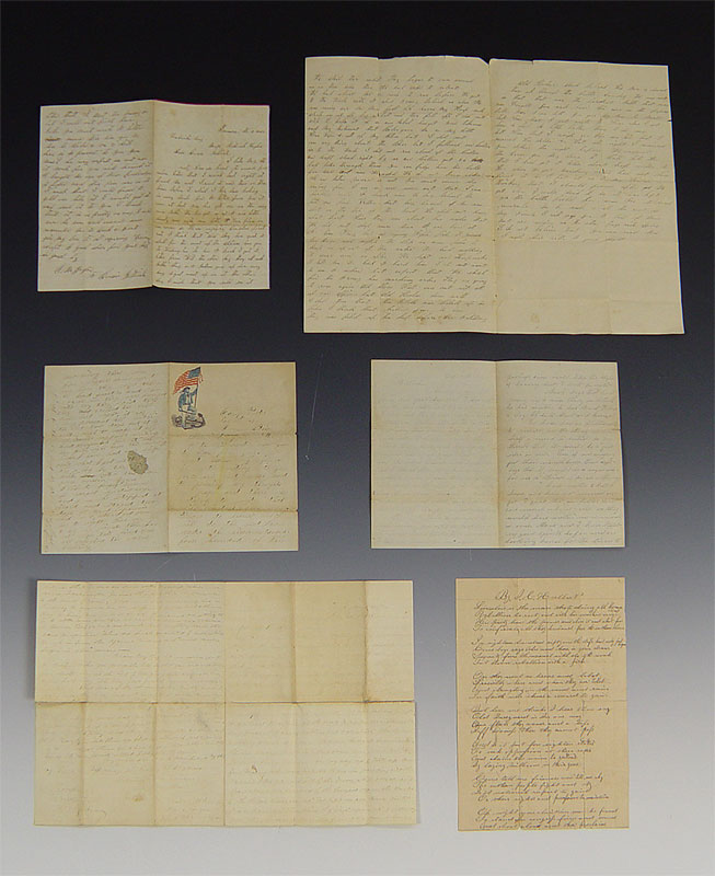 CIVIL WAR LETTERS HOME KIA 154TH