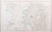 CIVIL WAR MAP 1892, HARPER'S F