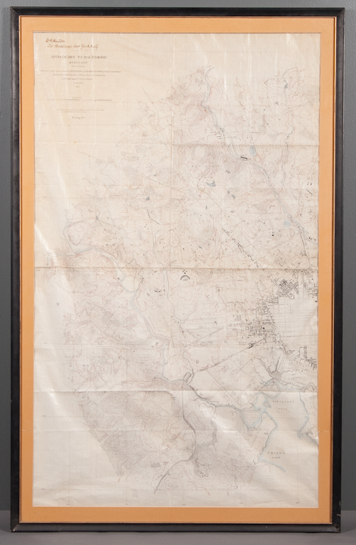 [Civil War Map] Col. W. F. Raynolds