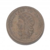 CIVIL WAR PATRIOTIC TOKEN "LIB