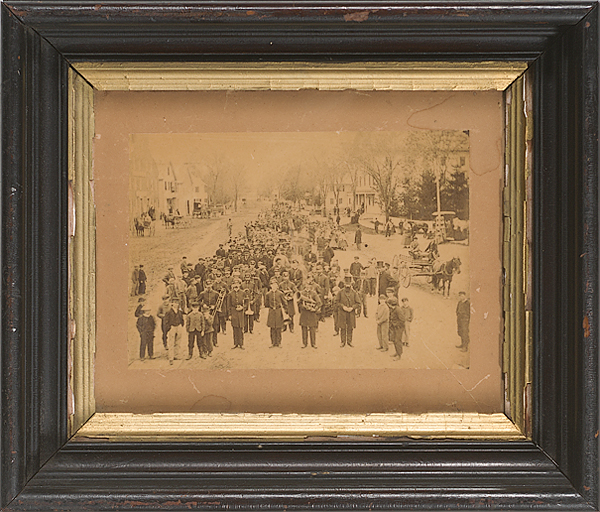 Civil War Photograph of Parade of