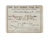 CIVIL WAR, REGIMENTAL MUSICIAN