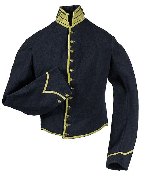 Civil War Shell Jacket Blue wool