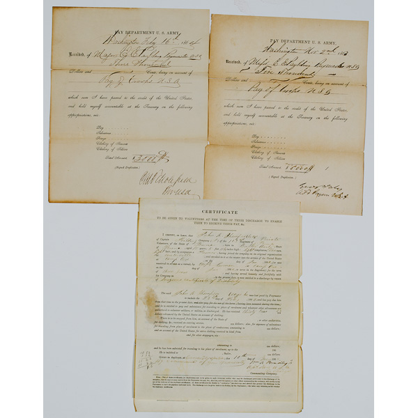 Civil War Union Pay Vouchers Plus