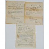 Civil War Union Pay Vouchers P