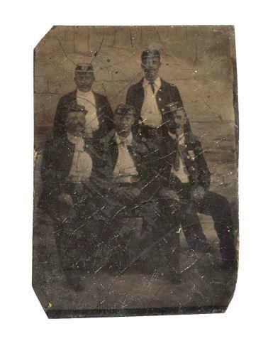 CIVIL WAR VETERANS TINTYPE(lot of