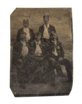 CIVIL WAR VETERANS TINTYPE(lot