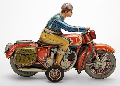 CIVILIAN RIDER WITH