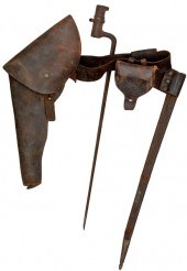 Civl War Belt Colt Dragoon Hol