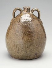 C.J. Becham stoneware jug, squ