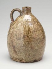 C.J. Becham stoneware jug, squ