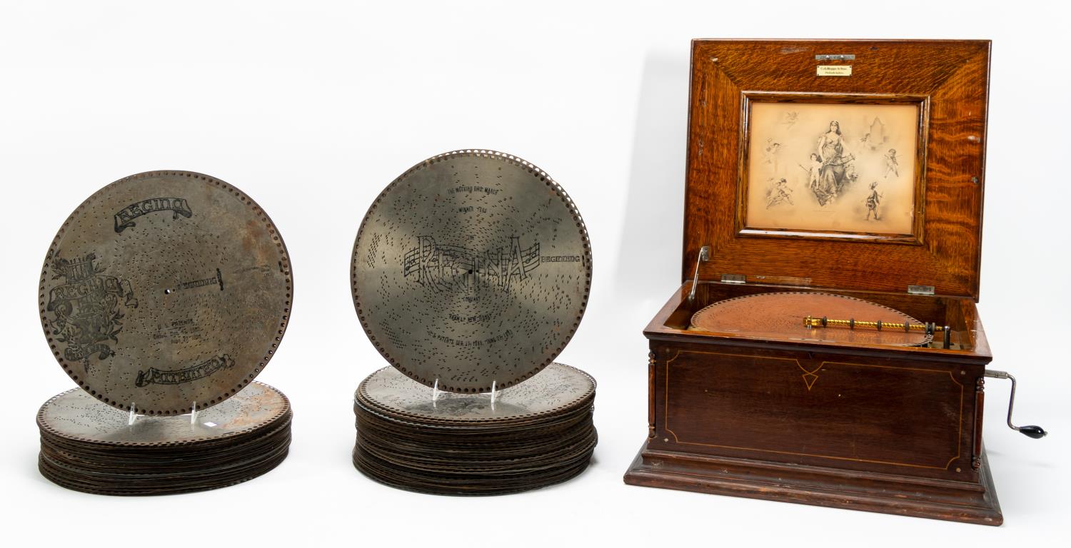 C.J. HEPPE & SON REGINA MUSIC BOX &