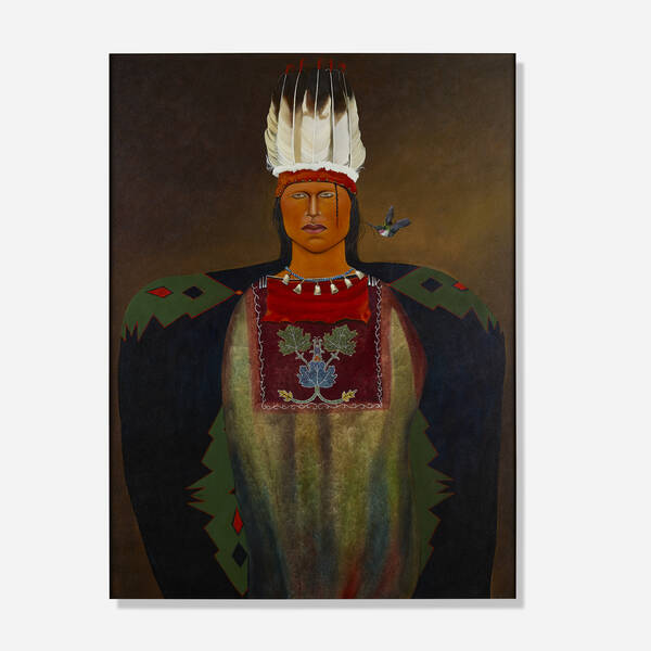 CJ Wells b.1952. White Buffalo Calf