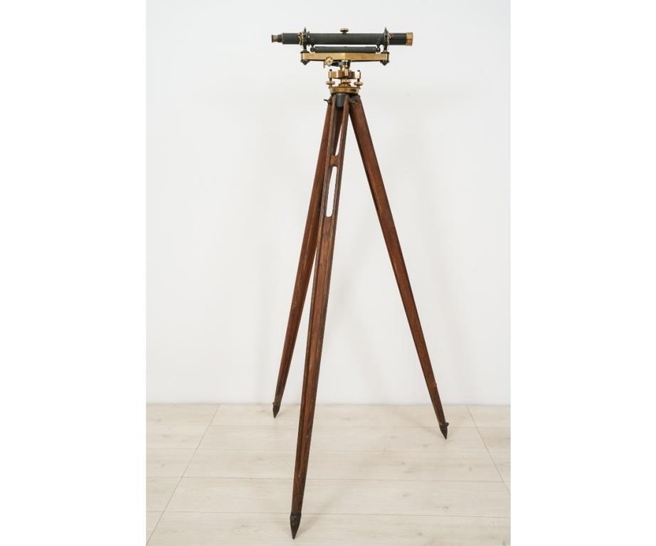 C.L. Berger brass level with wood